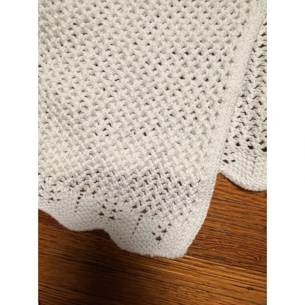 Cotton-On Sweater Cover Up Cardigan Woman's Med White Long Sleeve